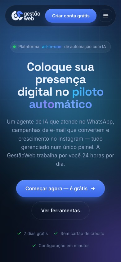 GestãoWeb mobile